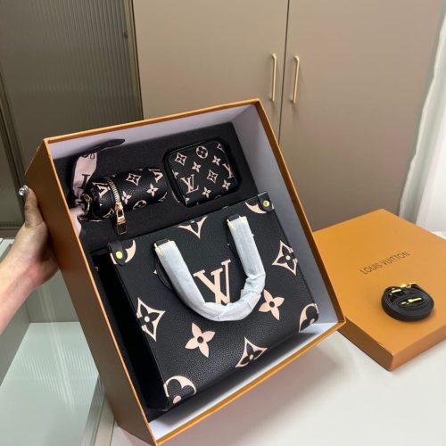 Louis Vuitton Monogram Empreinte Leather Neverfull MM