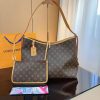 Louis Vuitton Strip Shoulder Handle Designer Bag