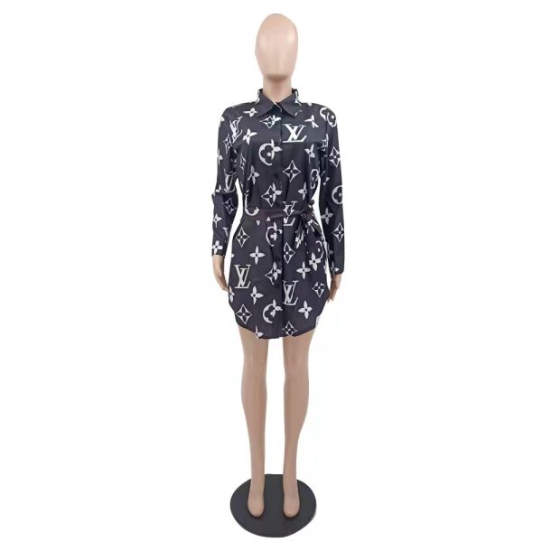 Elegant Women's Long Sleeve Gown