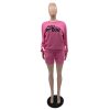 "Just Do It" Women's Sweatshirt & Shorts Set