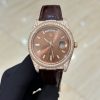 Rolex Leather Watch