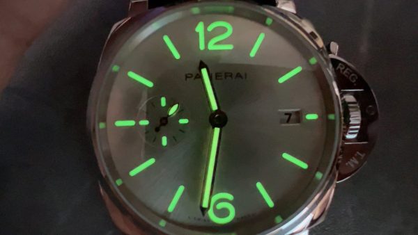 Panerai Luxury Leather Strap Watch