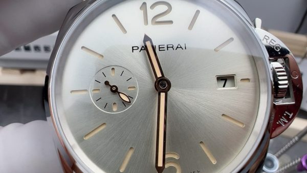 Panerai Luxury Leather Strap Watch