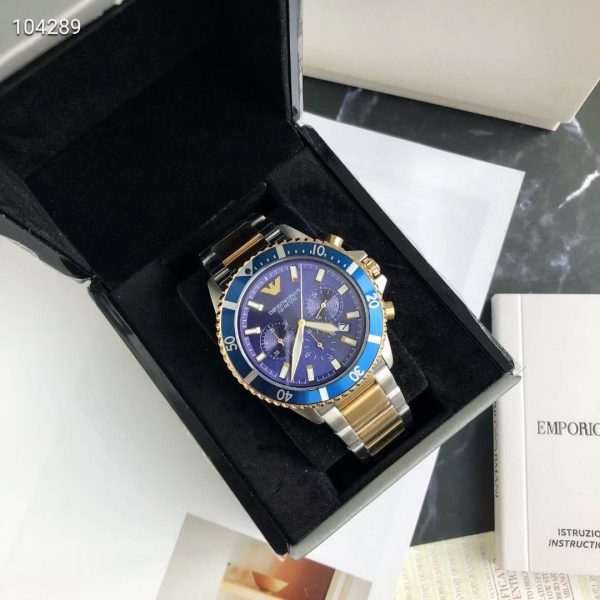 Emporio Armani Men's Gold-Tone Stainless Steel Watch