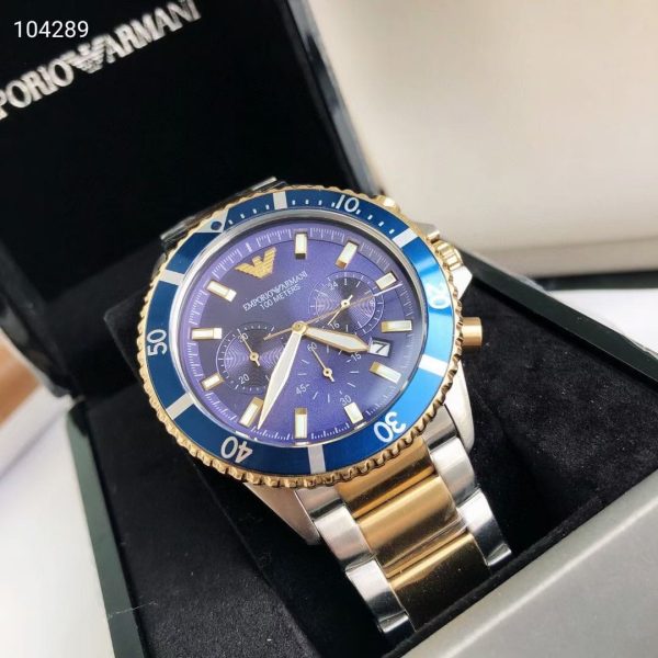 Emporio Armani Men's Gold-Tone Stainless Steel Watch