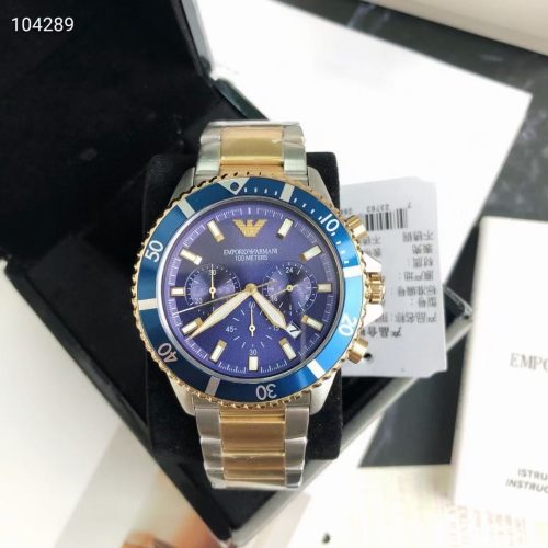 Emporio Armani Men's Gold-Tone Stainless Steel Watch