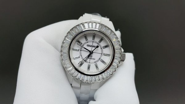 Chanel White Colour Chain Wrist Watch