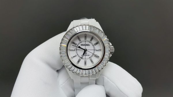 Chanel White Colour Chain Wrist Watch
