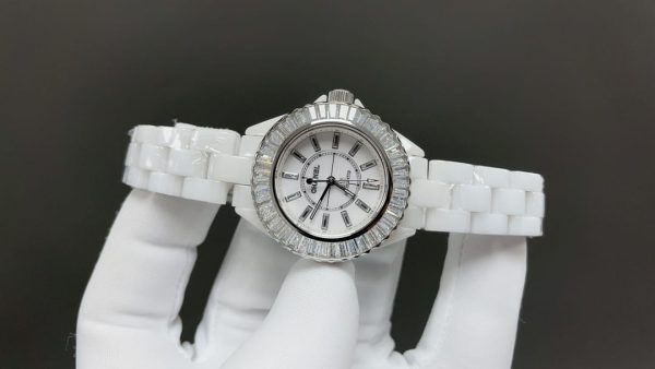 Chanel White Colour Chain Wrist Watch