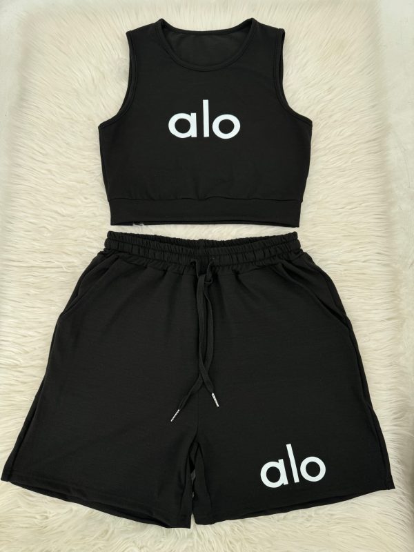 ALX Black Top & Shirt Set