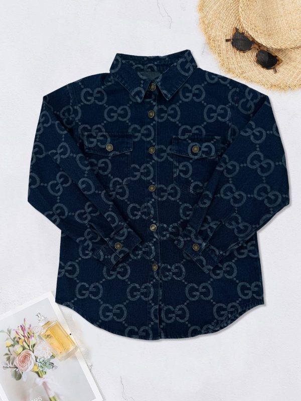 Chanel-Inspired Lady's Long Sleeve Shirt