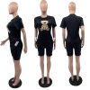 Women’s Short Sleeve Shirt & Shorts Set