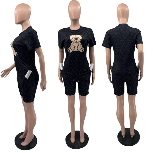 Women’s Short Sleeve Shirt & Shorts Set