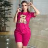 Women’s Short Sleeve Shirt & Shorts Set