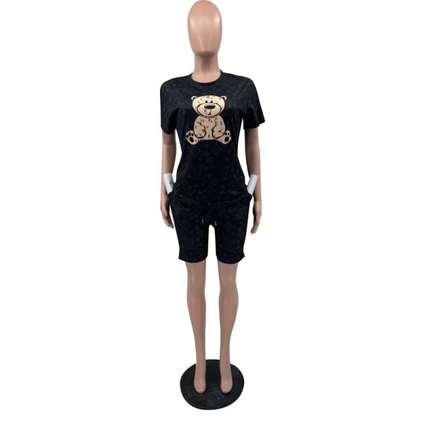 Women’s Short Sleeve Shirt & Shorts Set