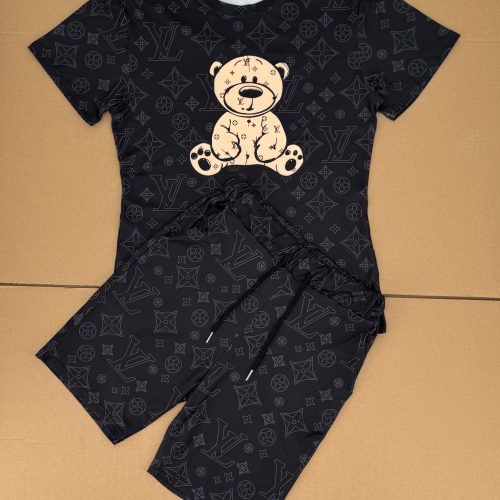 Women’s Short Sleeve Shirt & Shorts Set
