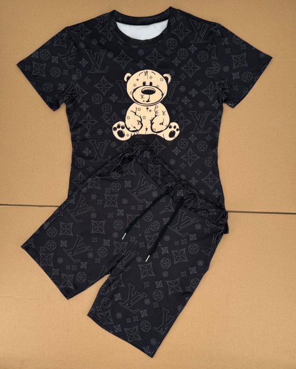 Women’s Short Sleeve Shirt & Shorts Set